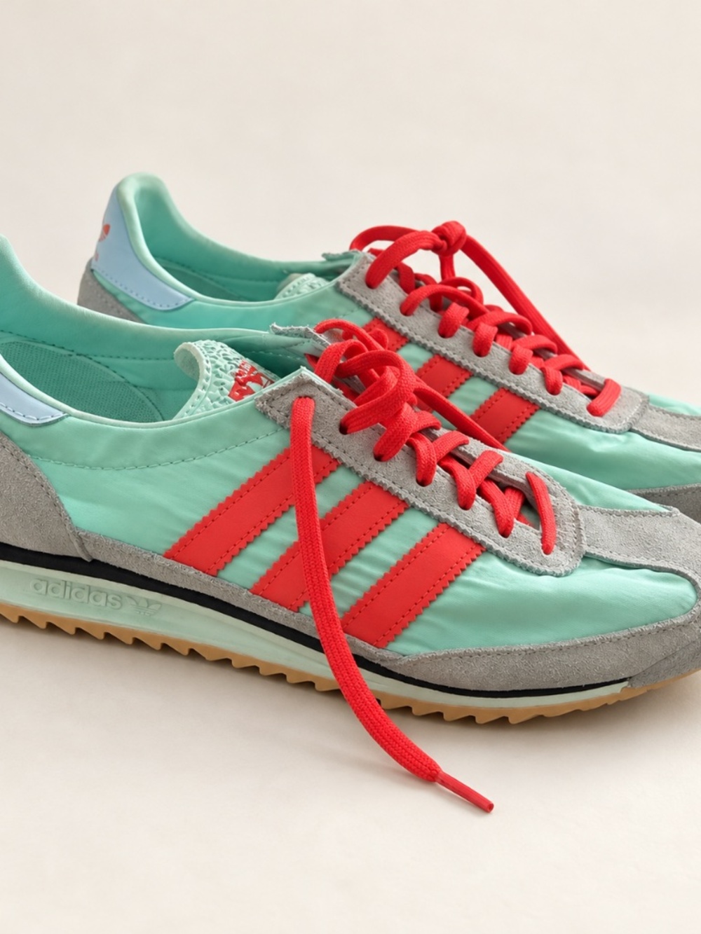 Adidas SL 72 OG Woman Sneakers - Aqua and Red